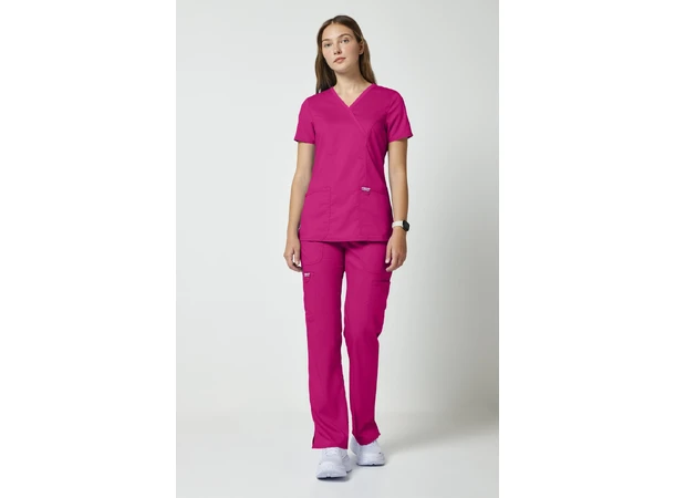 Revolution Dametunika med V-hals Electric Pink XXS 