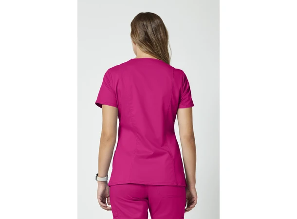Revolution Dametunika med V-hals Electric Pink XXS 