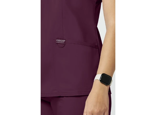 Revolution Dametunika med V-hals Wine L 