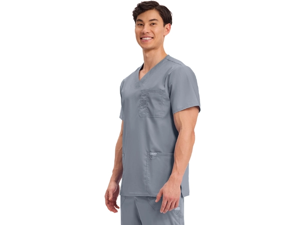Revolution Herretunika med V-hals Grey M 