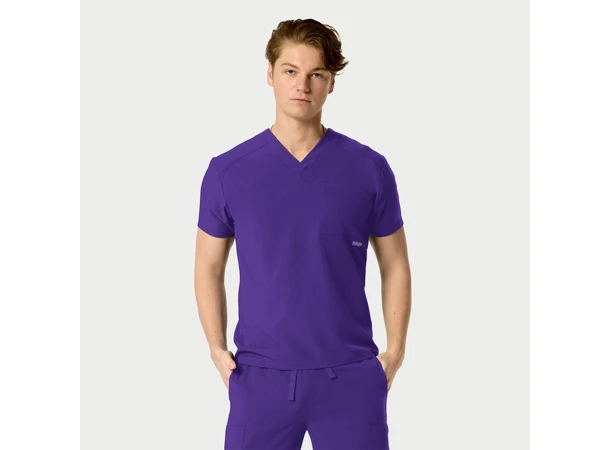 SANTIAGO Herretunika med brystlomme Dark Purple XXL 