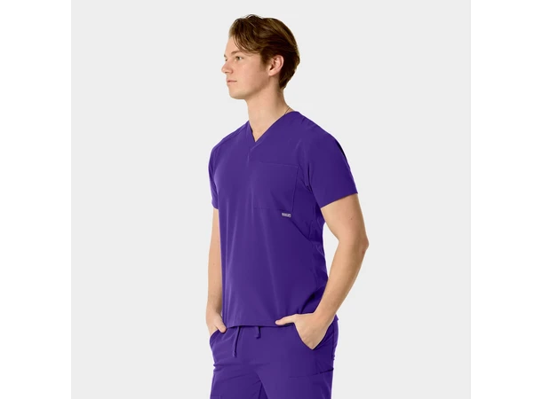 SANTIAGO Herretunika med brystlomme Dark Purple XXL 