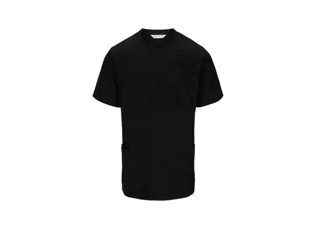 William Herretunika med V-hals Pure Black S 