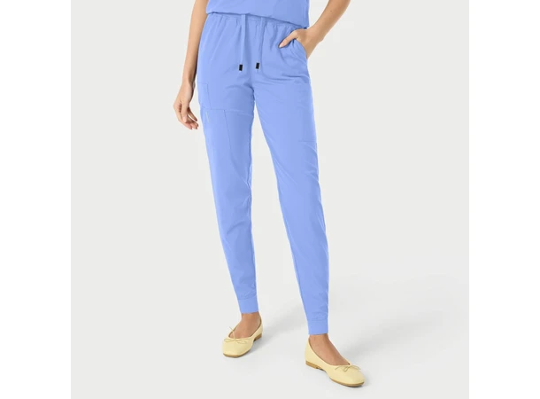 YUNA Damebukse med strikk i ben Celeste Blue XXL 
