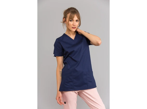 ANA Flex Dametunika med V-hals Ink Blue  S 