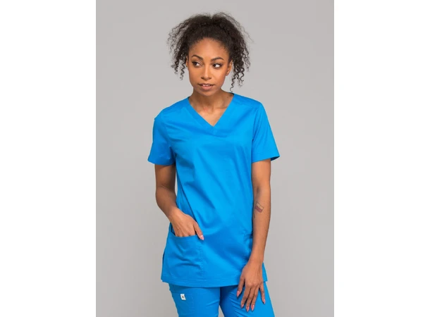 ANA Flex Dametunika med V-hals Neon Blue  L 