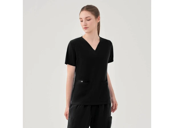 AURORA Dametunika med fem lommer Black XS 