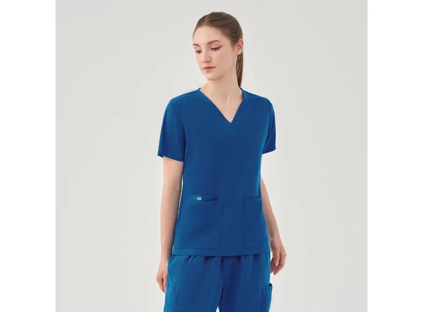 AURORA Dametunika med fem lommer Royal Blue XXS 