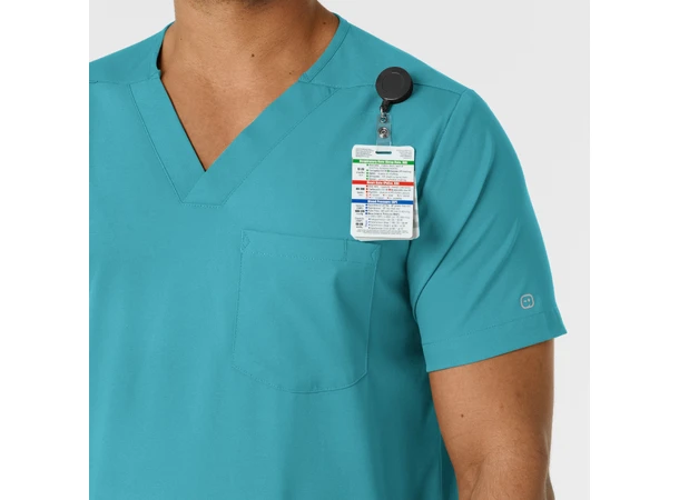 Boundless Herretunika med V-hals Teal 3XL 