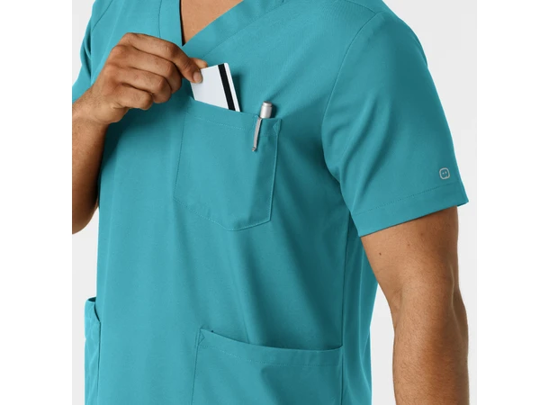 Boundless Herretunika med V-hals Teal 3XL 