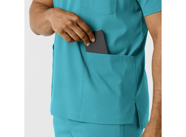 Boundless Herretunika med V-hals Teal 3XL 
