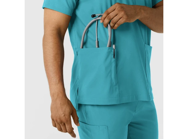 Boundless Herretunika med V-hals Teal 3XL 