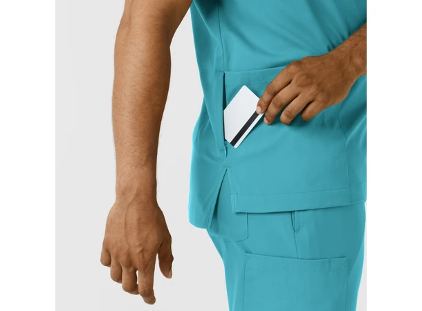 Boundless Herretunika med V-hals Teal 3XL 