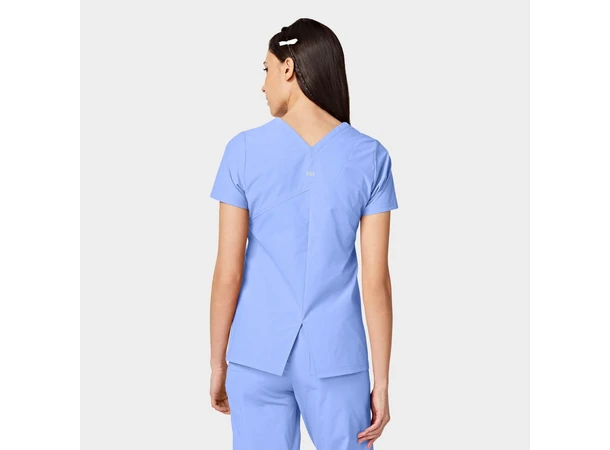 CRESSY Dametunika med V-hals Celeste Blue 3XL 