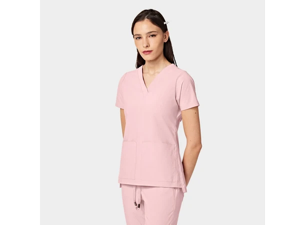 CRESSY Dametunika med V-hals Light Pink 3XL 