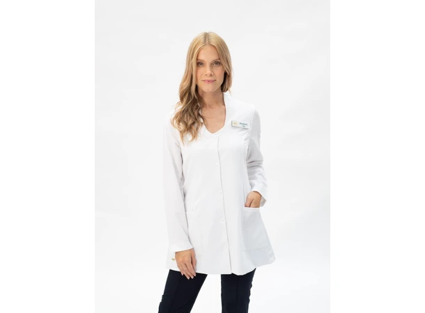 Elizabeth Legefrakk for dame Pure White S 