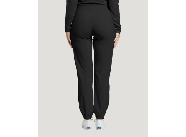 FIT bukse med strikk i ben Black XS 