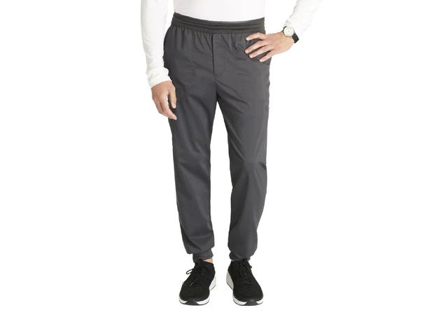 Herrebukse med strikk i ben Pewter M 