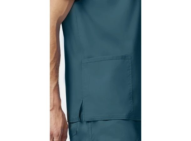 Herretunika med V-hals Caribbean Blue L 