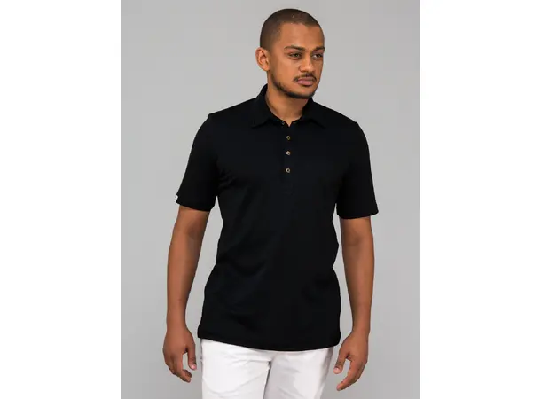 KAMIL Polo Herre Black S 