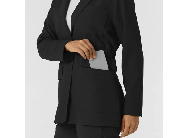 Layers Dame labfrakk Black L 