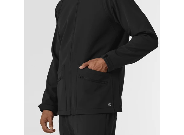 Layers Softshell Herrejakke Black XXL 