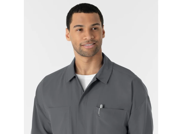 Nurtur Herre skjortejakke Pewter 4XL 