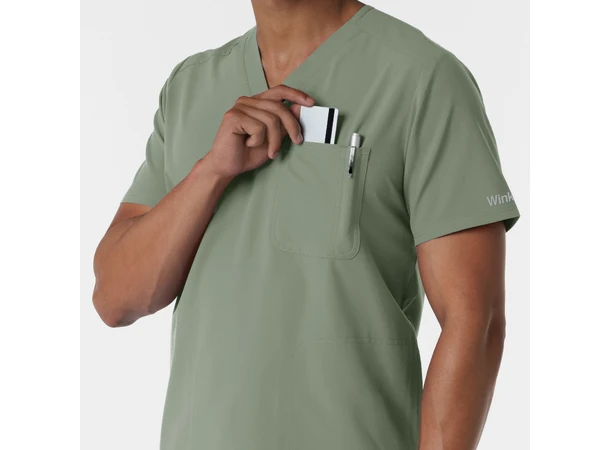 Nurtur Herretunika med V-hals Sage 3XL 