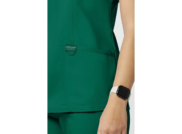 Revolution Dametunika med V-hals Hunter Green XS 