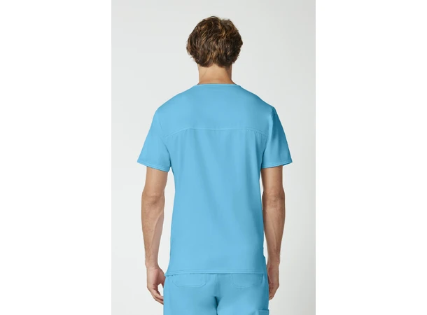 Revolution Herretunika med V-hals Turquoise S 