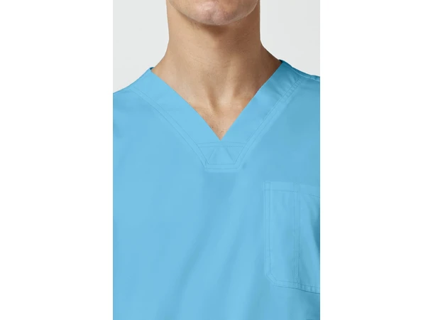 Revolution Herretunika med V-hals Turquoise S 