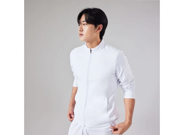 SIGMA Zipper Scrub Jacket White XL 