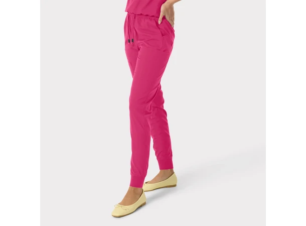 YUNA Damebukse med strikk i ben Hot Pink XL 