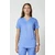Revolution Dametunika med V-hals Ciel Blue XXL 