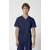 Revolution Herretunika med V-hals Navy M 