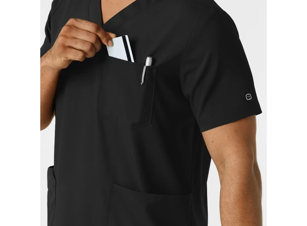 Boundless Herretunika med V-hals Black S 