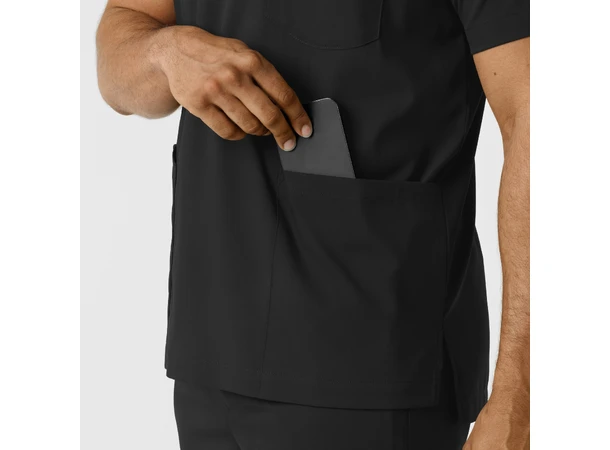 Boundless Herretunika med V-hals Black S 