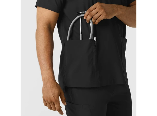Boundless Herretunika med V-hals Black S 