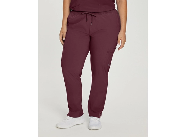 FIT Damebukse med strikk i livet Wine (Burgundy) XS 