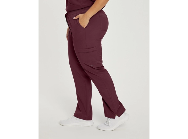 FIT Damebukse med strikk i livet Wine (Burgundy) XS 