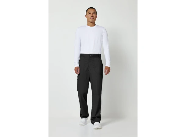 Herrebukse med rette ben Black 3XL 