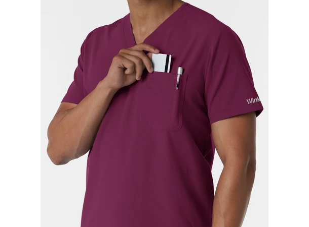 Nurtur Herretunika med V-hals Wine XS 