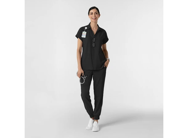 Renew Damtunika med krage Black 3XL 