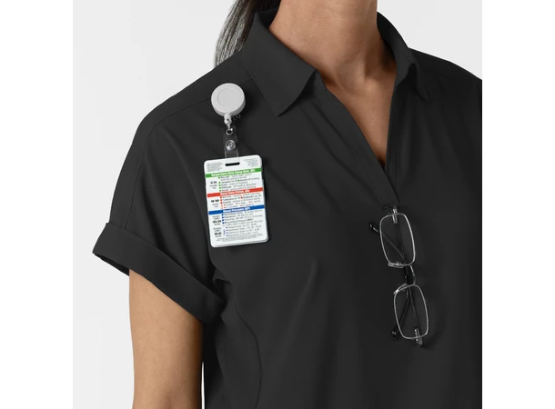 Renew Damtunika med krage Black 3XL 