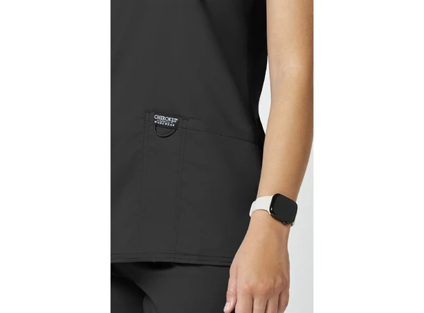 Revolution Dametunika med V-hals Black M 