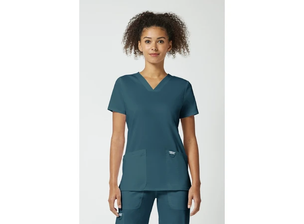 Revolution Dametunika med V-hals Caribbean Blue XL 