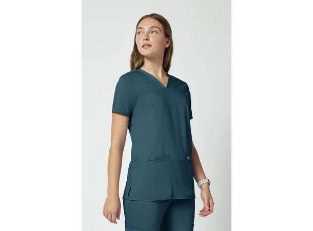 Revolution Dametunika med V-hals Caribbean Blue XL 