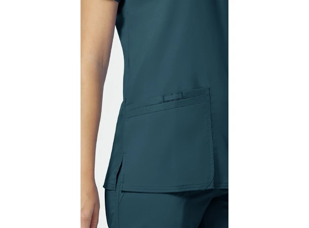 Revolution Dametunika med V-hals Caribbean Blue XL 