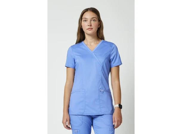 Revolution Dametunika med V-hals Ciel Blue XXS 