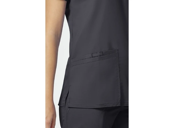 Revolution Dametunika med V-hals Pewter XS 